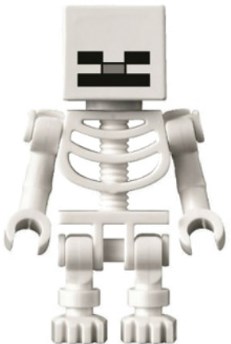 Лего Майнкрафт Скелет с квадратным черепом