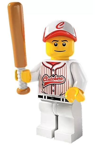 Лего Минифигурки 3-й выпуск 8803-16 Бейсболист