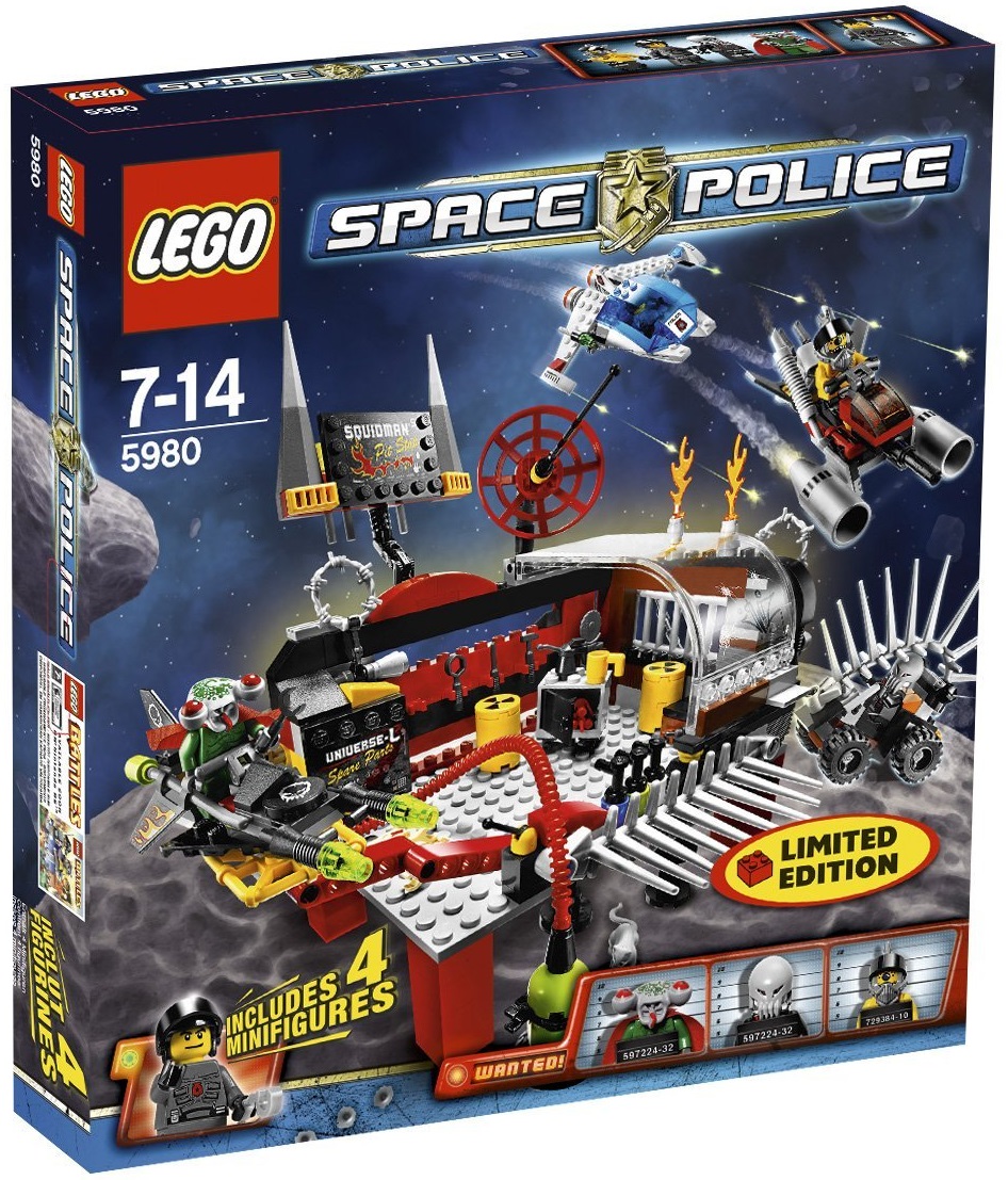 Лего Космическая полиция 5980 База Человека-Кальмара