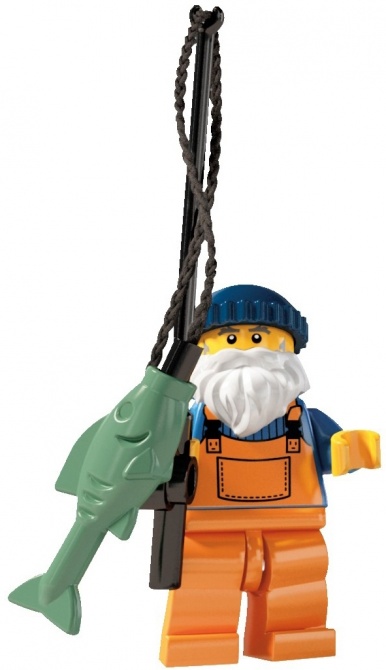 Лего Минифигурки 3-й выпуск 8803-1 Рыбак