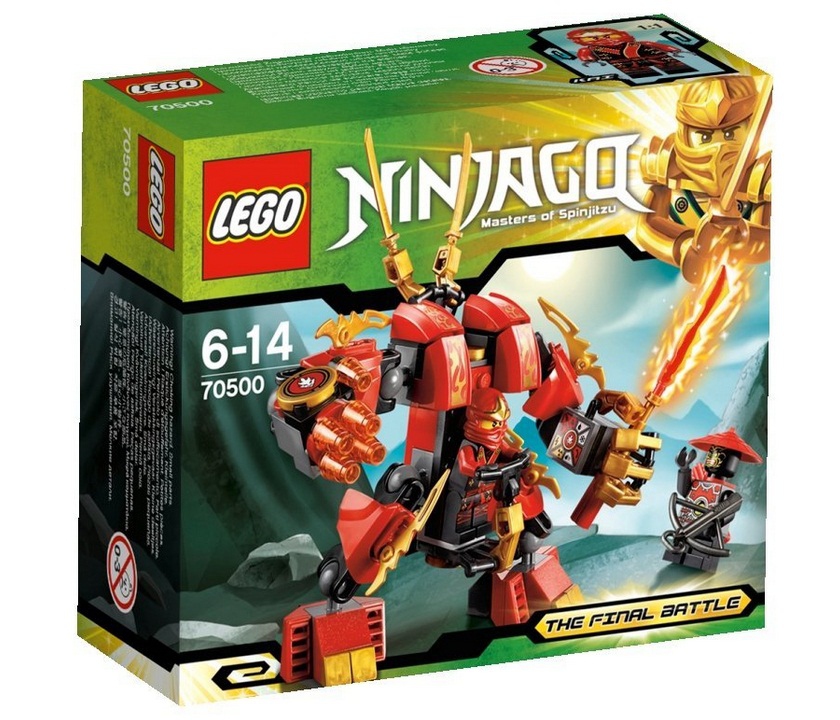 Лего Ниндзя Го 70500 Огненный робот Кая