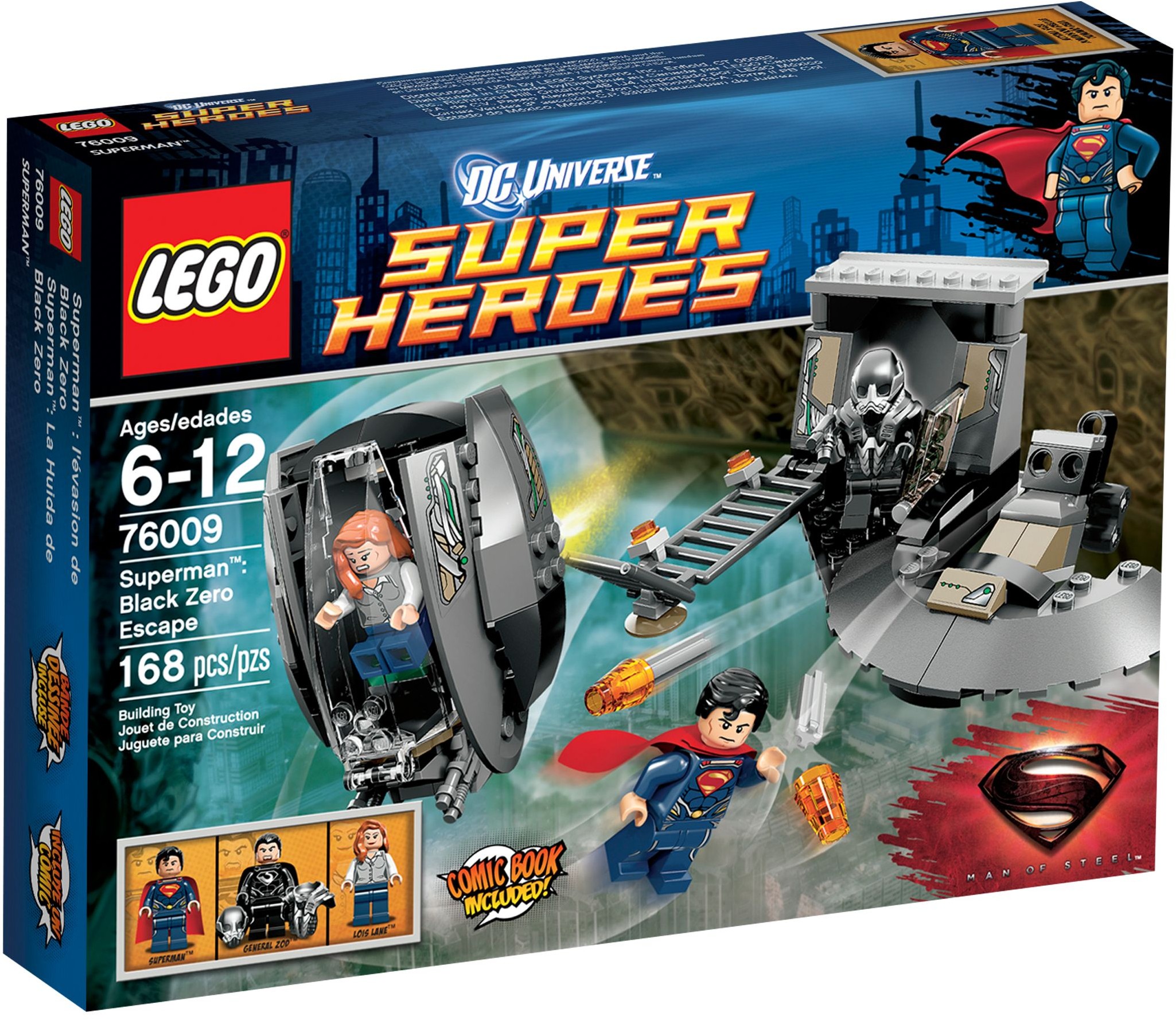 Лего Супер Герои DC 76009 Побег Чёрного Нуля