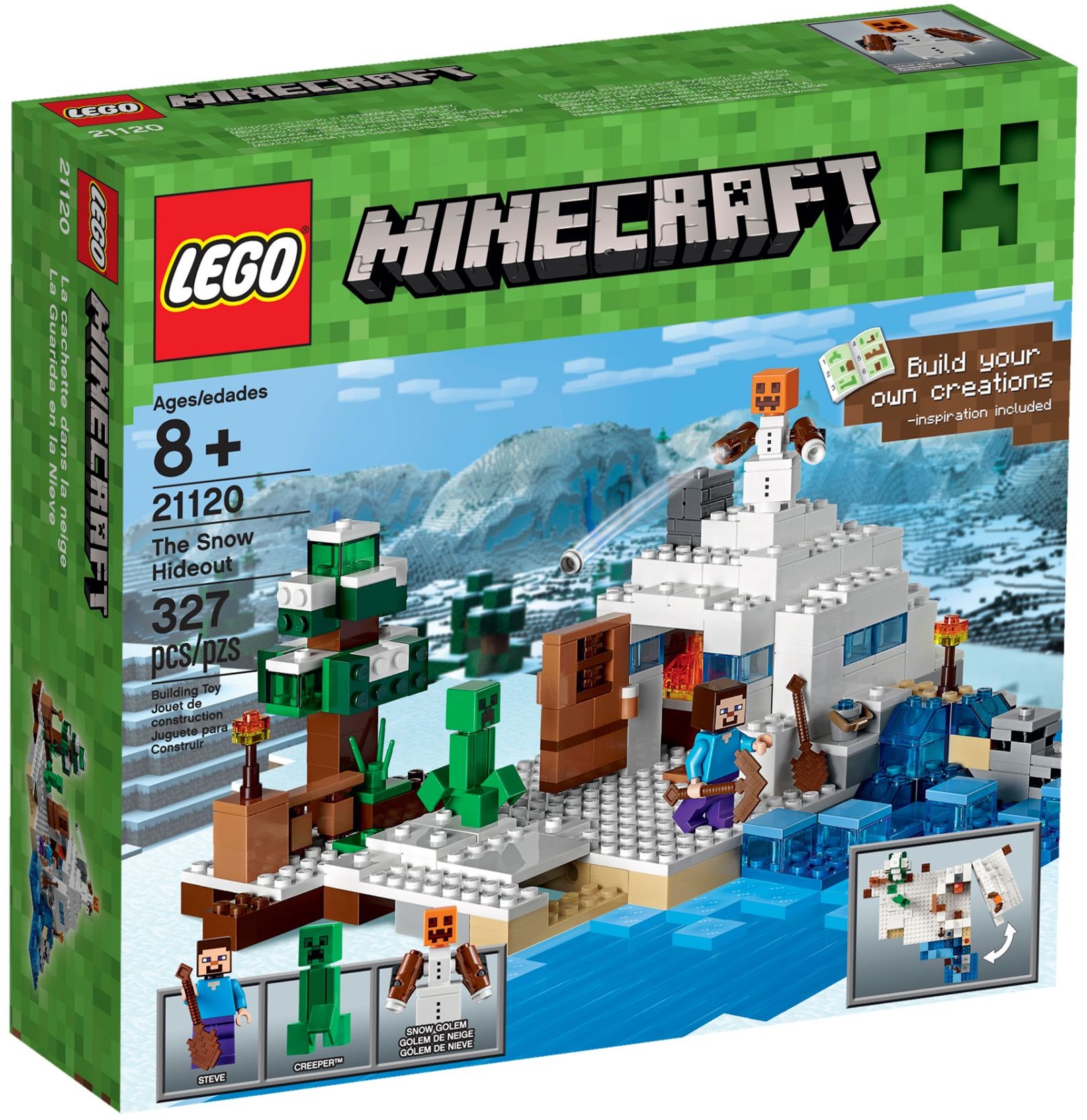 Лего Майнкрафт (Lego Minecraft) 21120 Снежное укрытие