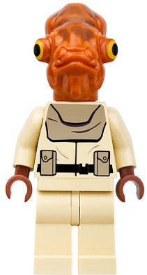 Лего Star Wars Офицер с планеты Мон Каламари