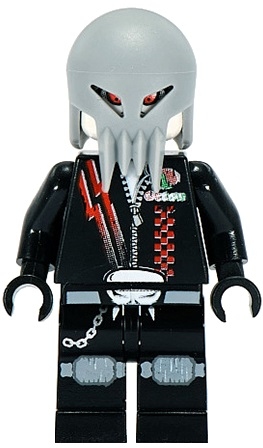 Лего Космическая полиция Пришелец-злодей в маске-черепе