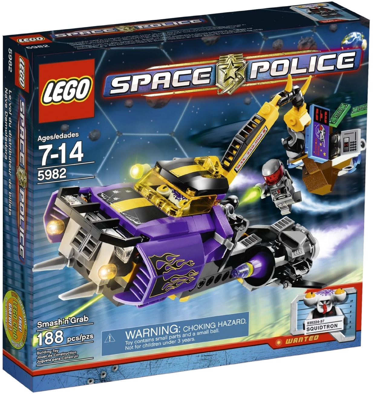 Лего Космическая полиция 5982 Налёт и захват