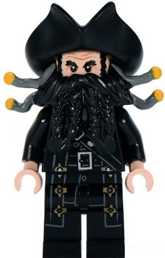Лего Пираты Карибского моря Черная Борода