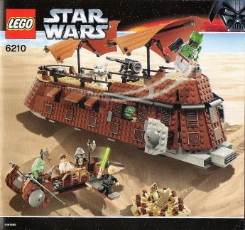 Лего Звездные войны Парусная баржа Джаббы 6210