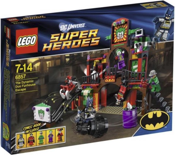 LEGO Супер Герои 6857 DC Двойной побег из дома аттракционов