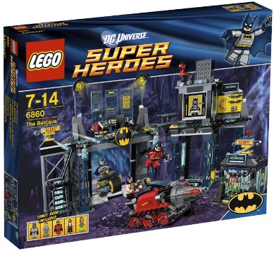 Лего Супер Герои DC 6860 Логово Бэтмена