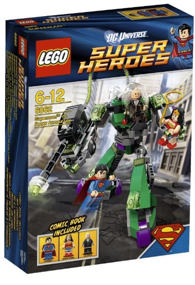 Лего Супер Герои DC 6862 Супермен против мощной брони Лекса