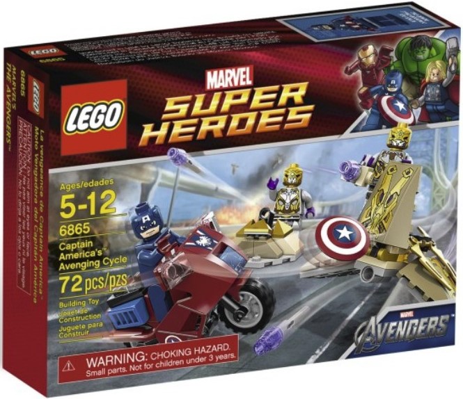 Лего Супер Герои Marvel Мотоцикл Капитана Америки 6865