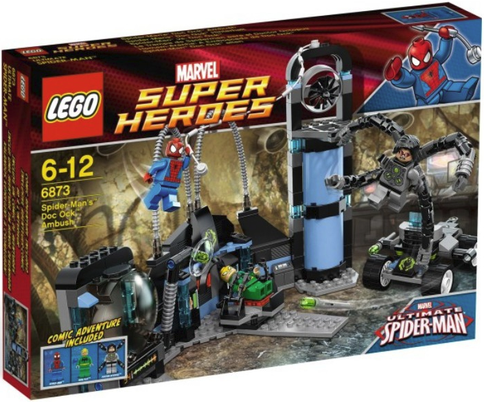Лего Супер Герои Marvel Человек-паук против Доктора Осьминога 6873
