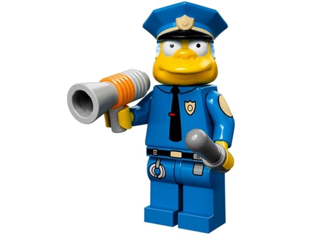 Лего Минифигурки Симпсоны 71005-15 Шеф полиции (Клэнси Виггам)