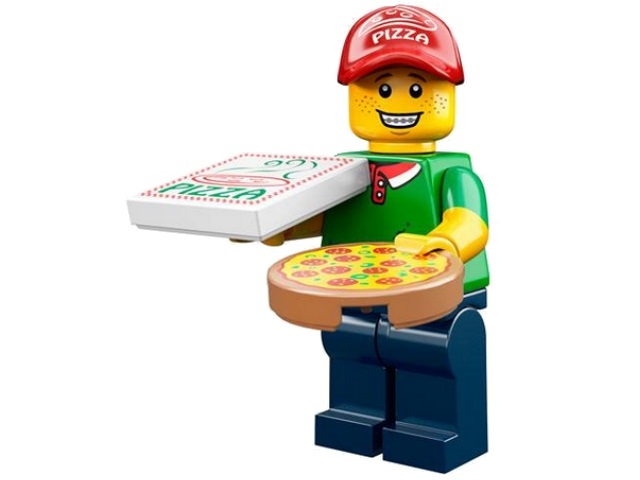 Лего Минифигурки 12-й выпуск 71007-11 Доставщик пиццы