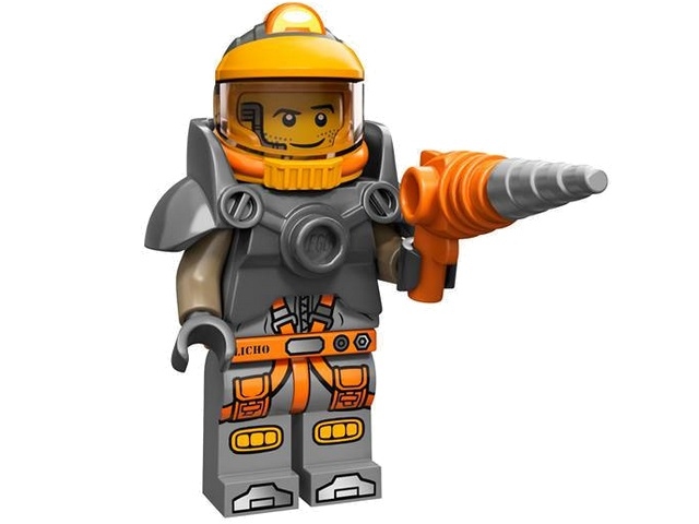 Лего Минифигурки 12-й выпуск 71007-6 Космический шахтёр
