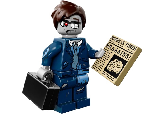 Лего Минифигурки 14-й выпуск 71010-13 Бизнесмен-зомби