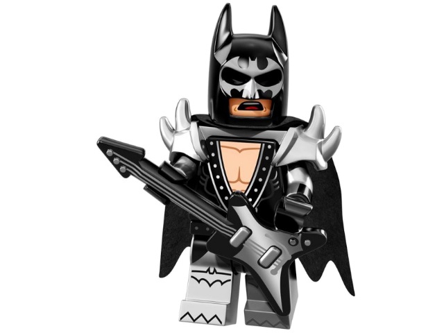 Лего Бэтмен Минифигурка 71017-2 Бэтмен в блестящем металлическом костюме