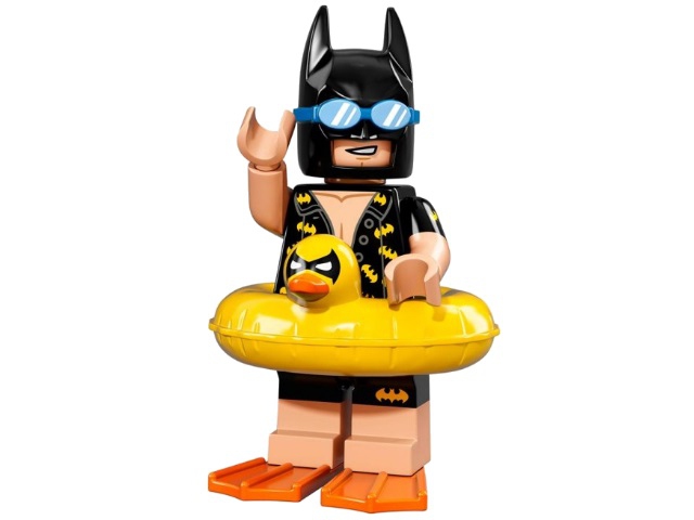 Лего Бэтмен Минифигурка 71017-5 Бэтмен в отпуске