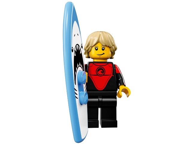 Лего Минифигурки 17-й выпуск 71018-1 Профессиональный сёрфингист