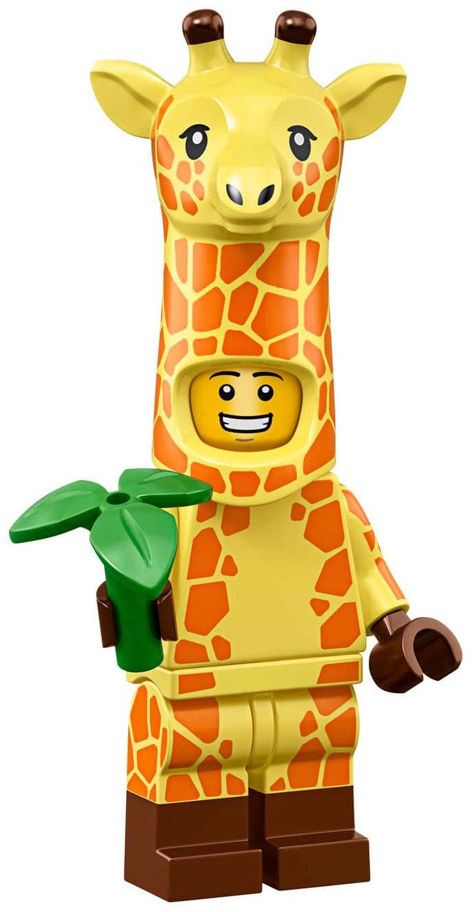 Лего Фильм 2 Минифигурка 71023-5-Парень в костюме жирафа