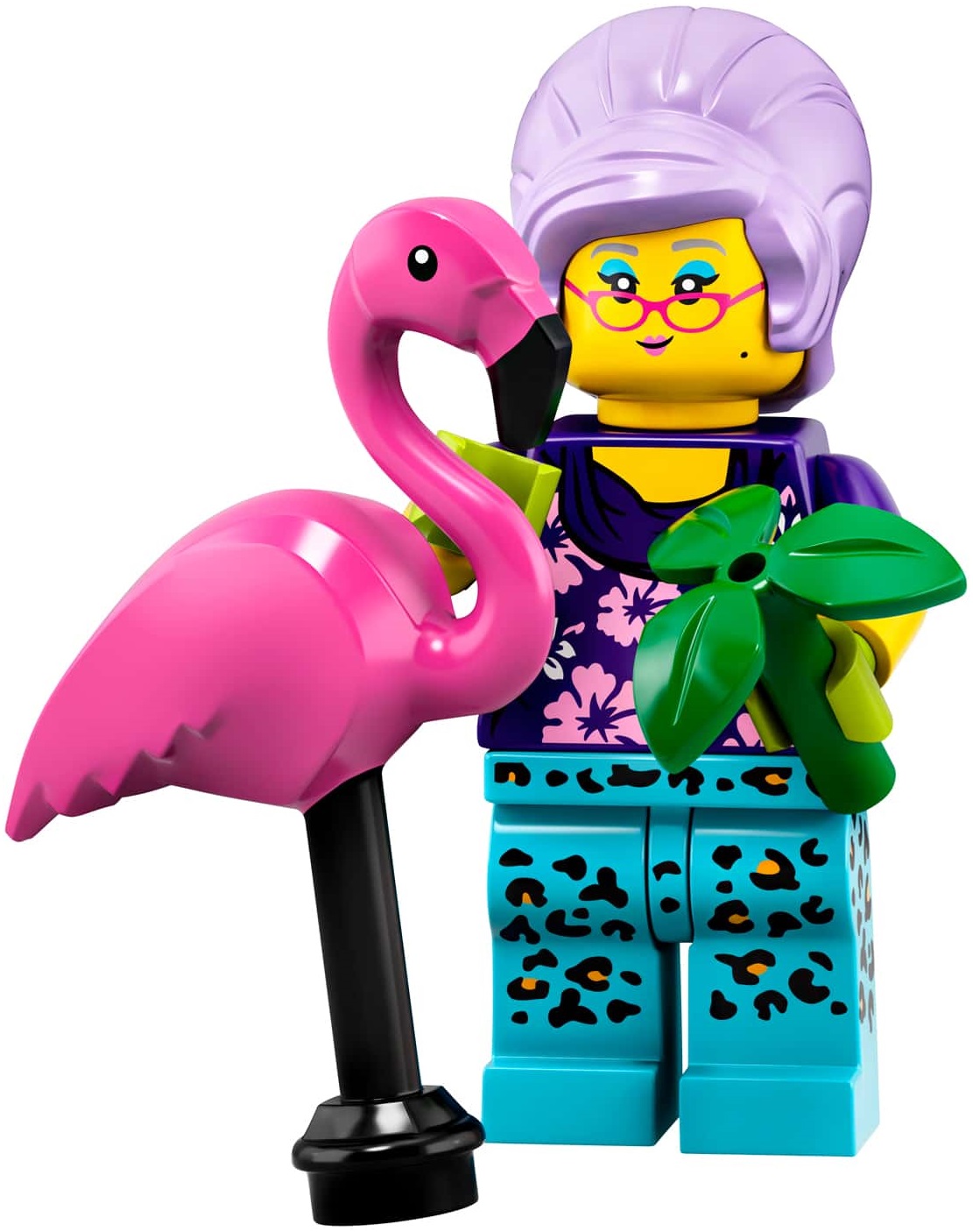 Лего Минифигурки 19-й выпуск 71025-12 Владелица фламинго