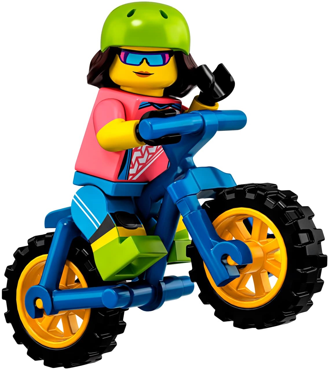 Лего Минифигурки 19-й выпуск 71025-16 Велосипедистка