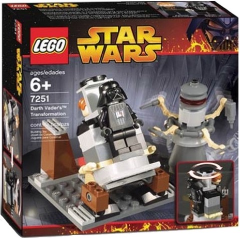 Лего Star Wars Трансформация Дарта Вейдера 7251