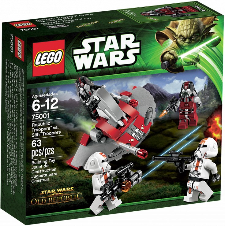 Лего Star Wars  75001 Солдаты Республики против воинов Ситхов