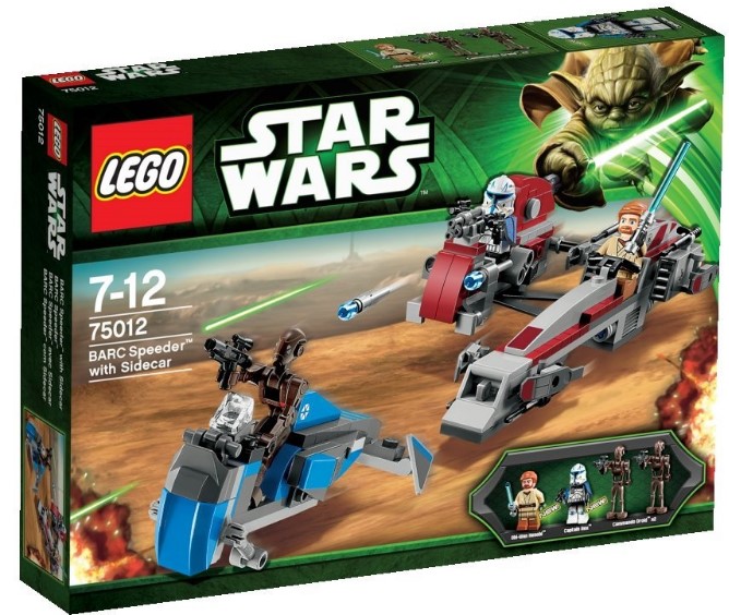Лего Star Wars 75012 Спидер BARC с боковым сиденьем