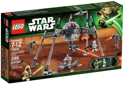 Лего Star Wars 75016 Самонаводяйщийся дроид-паук