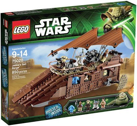 Лего Star Wars Парусный корабль Джаббы 75020