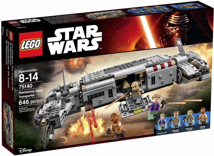 Лего Star Wars  75140 Военный транспорт Сопротивления