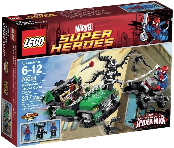LEGO 76004 Охота со спайдер-циклом