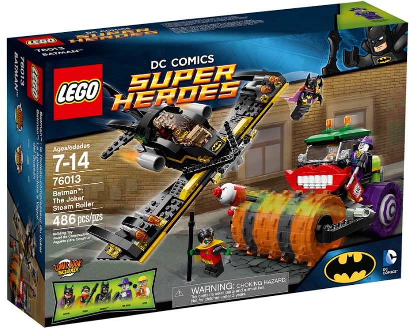 Лего Супер Герои DC 76013 Паровой каток Джокера