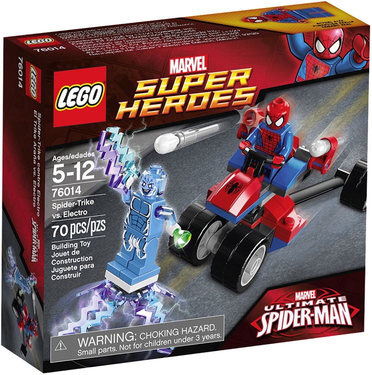 Лего Супер Герои Marvel Спайдер-Трайк против Электро 76014