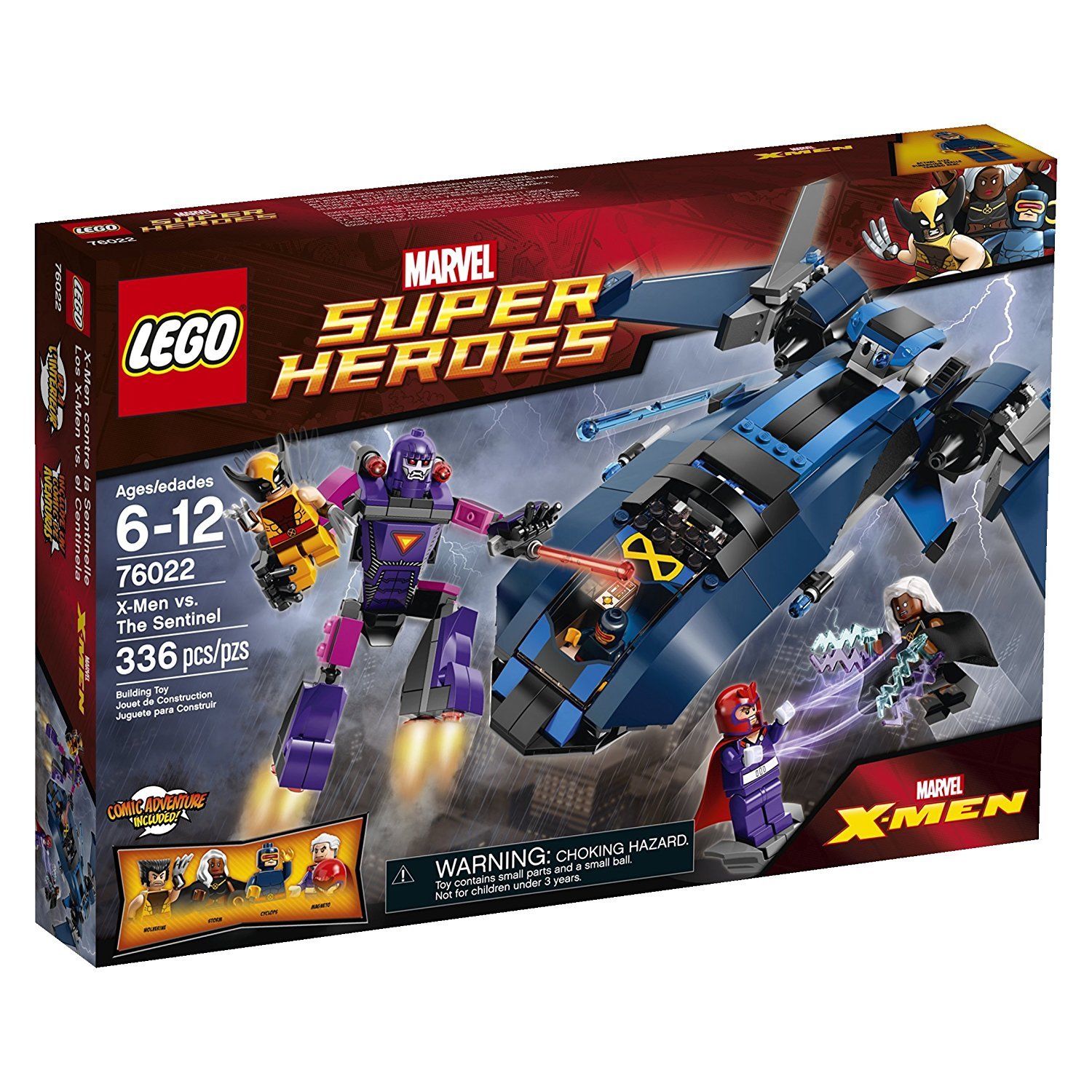 Лего Супер Герои Marvel Люди Икс против Стража 76022