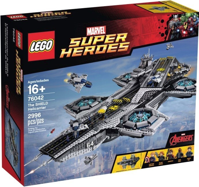 Лего Супер Герои Marvel Геликарриер 76042
