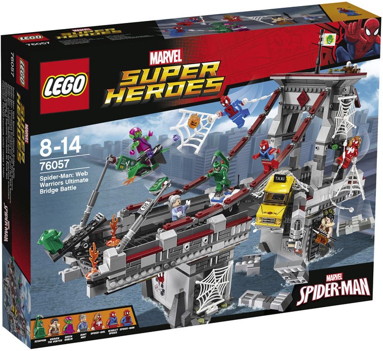 Лего Супер Герои Marvel Человек-паук: Последний бой воинов паутины 76057