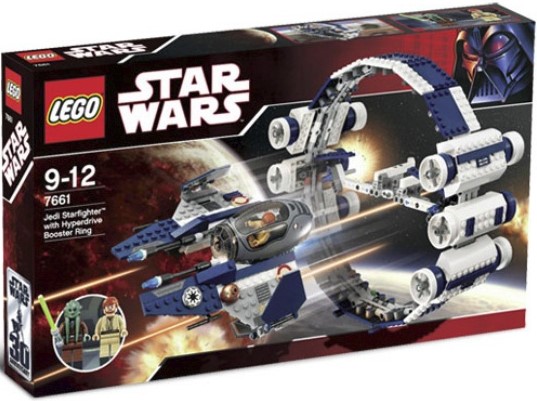 Лего Star Wars 7661 Истребитель Джедая и Кольцо Гипер Прыжка