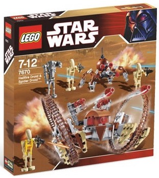 Лего Star Wars 7670 Дроид-огнеметчик и Дроид-паук