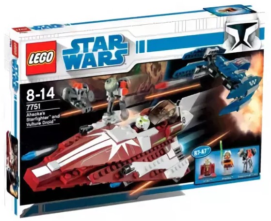 Лего Star Wars 7751 Звёздный истребитель Асоки и Дроды