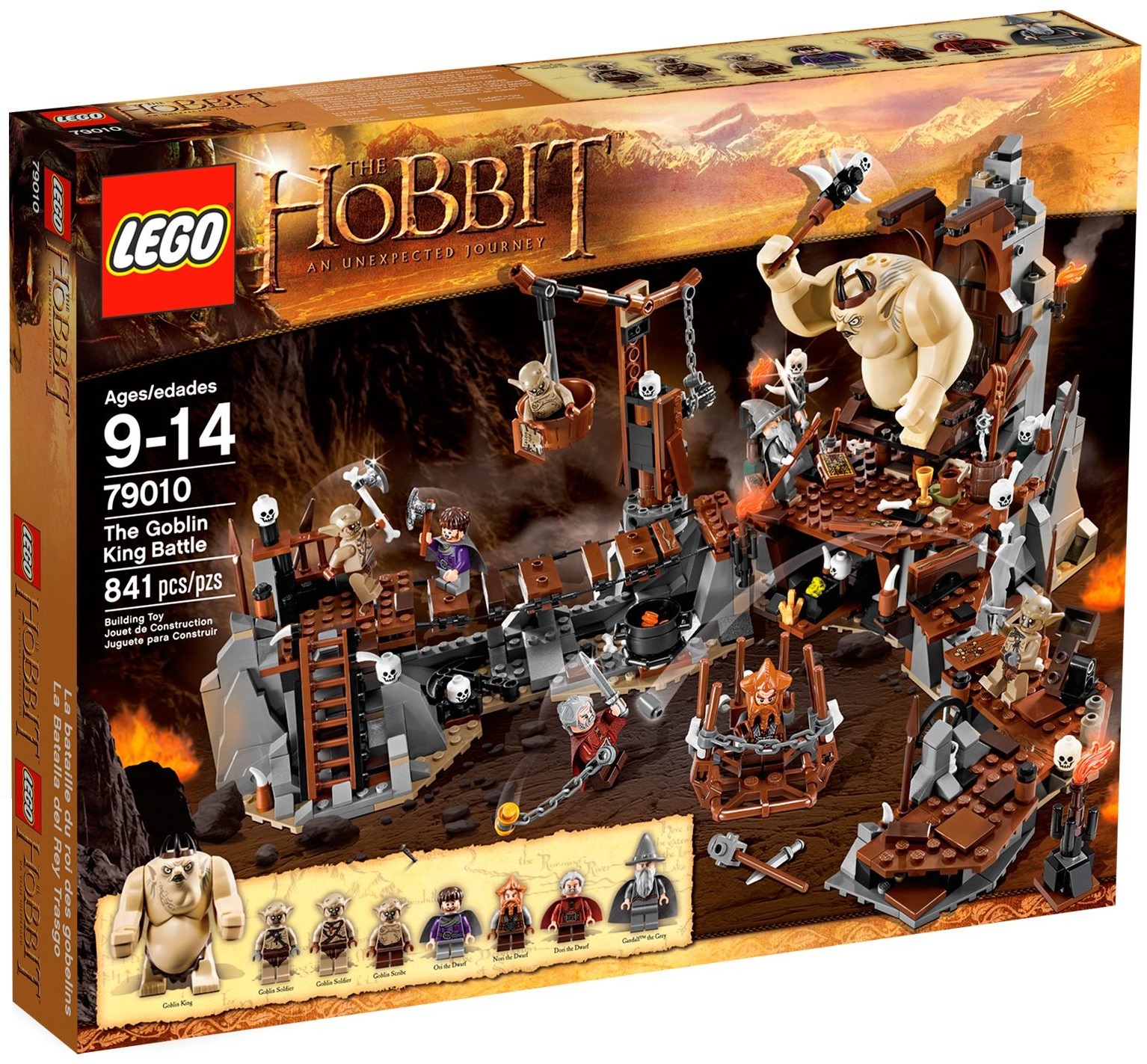 Лего Хоббит 79010 Битва с королем гоблинов
