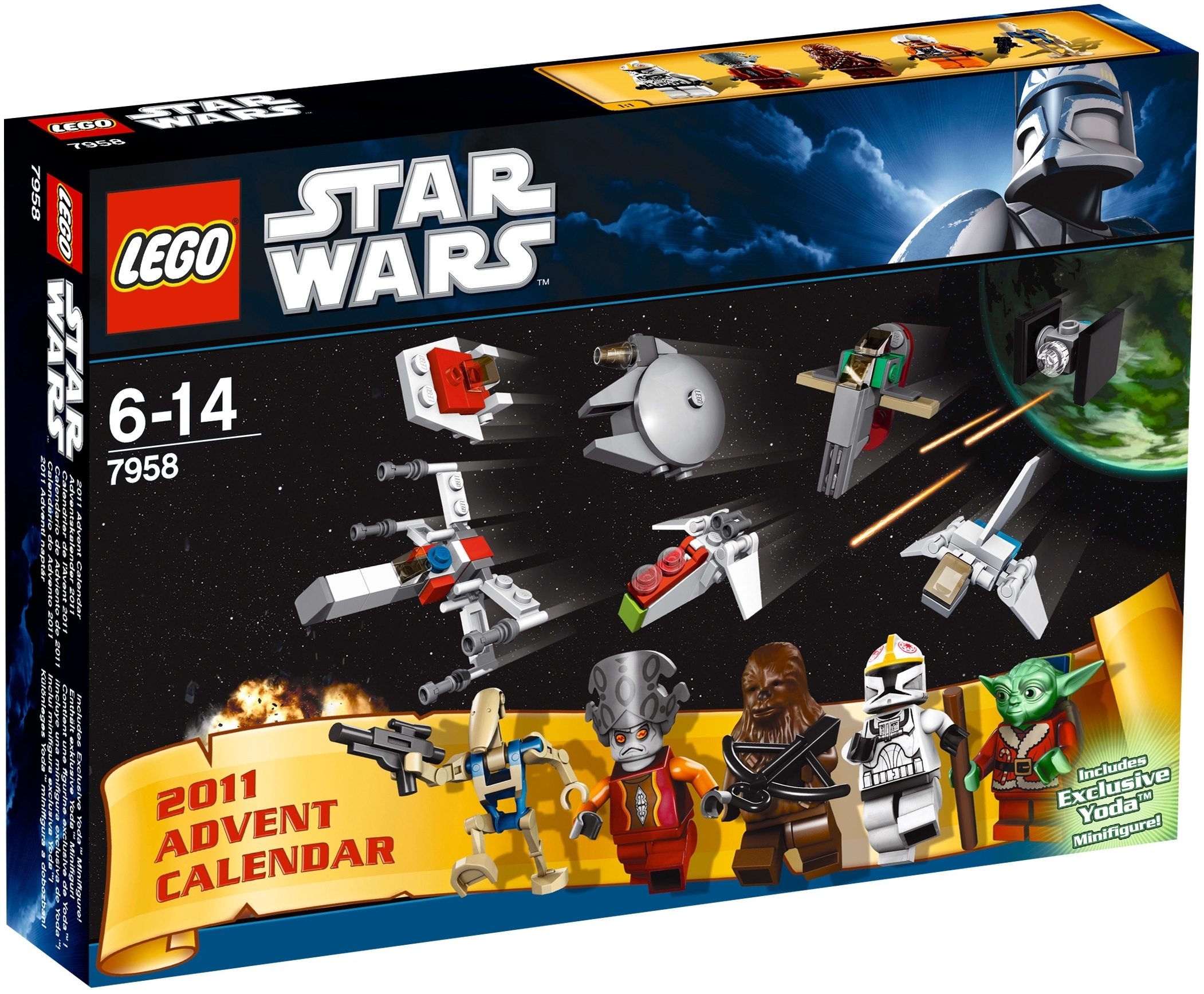 Лего Star Wars 7958 Новогодний календарь Звездный войны
