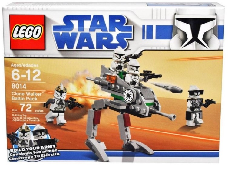 Лего Star Wars 8014 Шагающие роботы-клоны