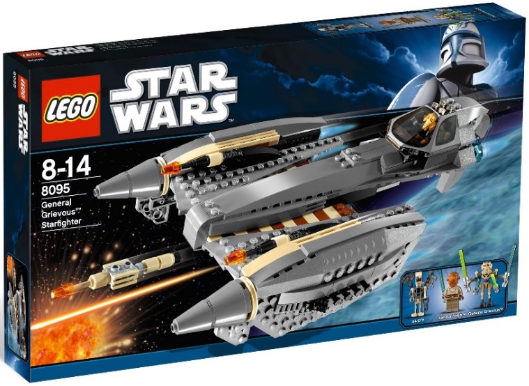 Лего Star Wars 8095 Звёздный истребитель Генерала Гривуса