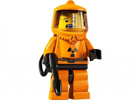 Лего Минифигурки 4-й выпуск 8804-13 Ликвидатор в защитном костюме