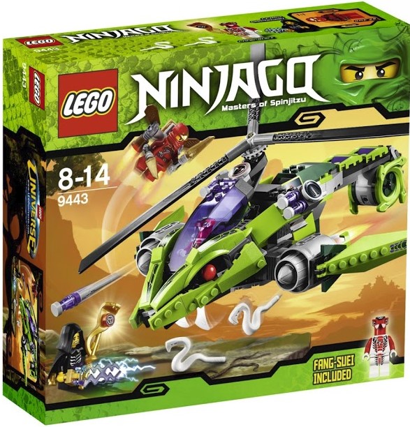 Лего Ниндзя Го 9443 Змеиный вертолет
