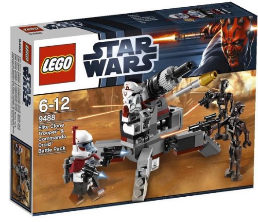 Лего Star Wars 9488 Боевой комплект: клоны СРП и дроиды-диверсанты