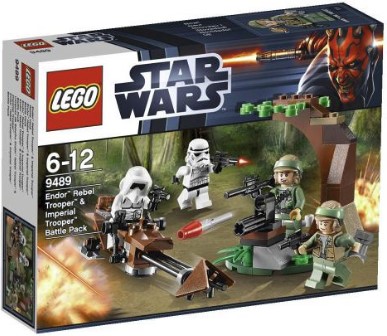 Лего Star Wars Боевой комплект:повстанцы на Эндоре и штурмовики Империи 9489